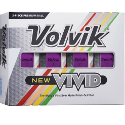 Volvik Vivid Matte Finish Golf Balls - Dozen 22 Volvik Vivid Matte Finish Golf Balls - Dozen -Golf Clubs Sales Shop Vivid P