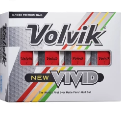 Volvik Vivid Matte Finish Golf Balls - Dozen 24 Volvik Vivid Matte Finish Golf Balls - Dozen -Golf Clubs Sales Shop Vivid R