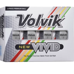 Volvik Vivid Matte Finish Golf Balls - Dozen 28 Volvik Vivid Matte Finish Golf Balls - Dozen -Golf Clubs Sales Shop Vivid W
