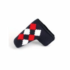 HNM Golf Volf Golf Classic Knit Putter Cover - Navy -Golf Clubs Sales Shop VolfGolfHeadcovers NavyBlueKnitPutter1