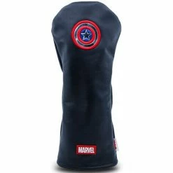 Volvik Marvel Leather Driver Headcovers -Golf Clubs Sales Shop Volvik MarvelCaptAmericaLeatherHeadcover0