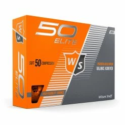 Wilson Staff 50 Elite Golf Balls -Golf Clubs Sales Shop WGWP17920 2019 50 Elite Orange Right Hero