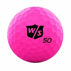 Wilson Staff 50 Elite Golf Balls -Golf Clubs Sales Shop WGWP17930 2019 50 Elite Pink BallStamp