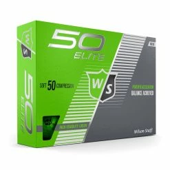 Wilson Staff 50 Elite Golf Balls -Golf Clubs Sales Shop WGWP17940 2019 50 Elite Green Right Hero