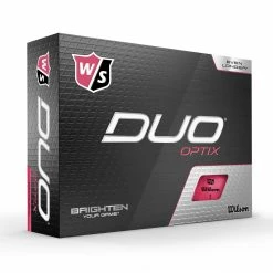 Wilson Staff 2020 Duo Soft Optix Golf Balls 28 Wilson Staff 2020 Duo Soft Optix Golf Balls -Golf Clubs Sales Shop WGWP509LO 0 Duo Optix 12 Ball Right Vert Hero Pink.png.cq5dam.web .1200.1200