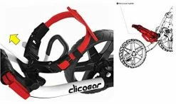 Proactive Clicgear Golf 3-Wheel Push Cart Model 4.0 -Golf Clubs Sales Shop White 8