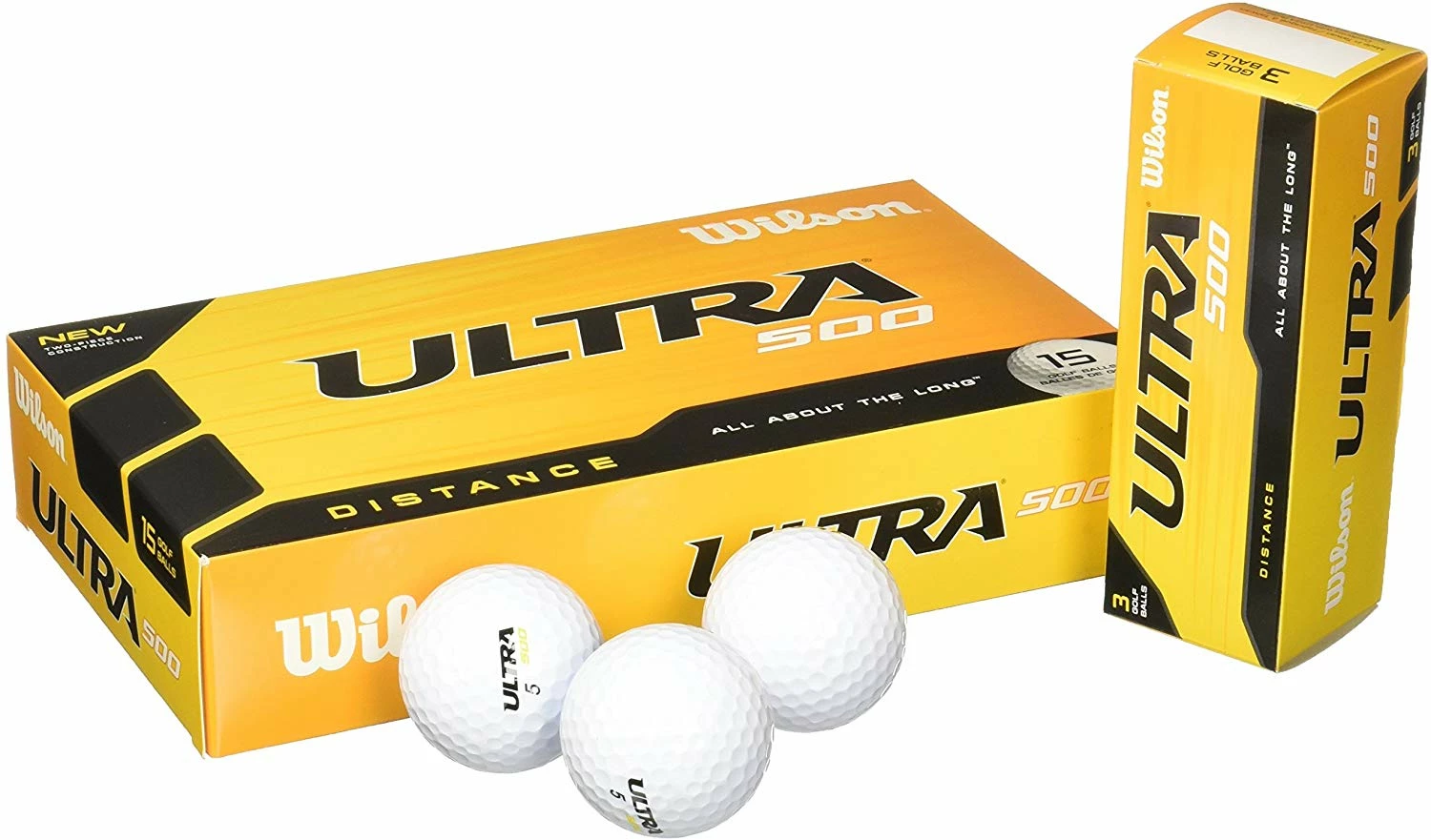 CaddiesShack Wilson Ultra 500 Golf Balls 15 Pack 5 CaddiesShack Wilson Ultra 500 Golf Balls 15 Pack - Image 3