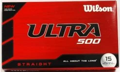 CaddiesShack Wilson Ultra 500 Golf Balls 15 Pack