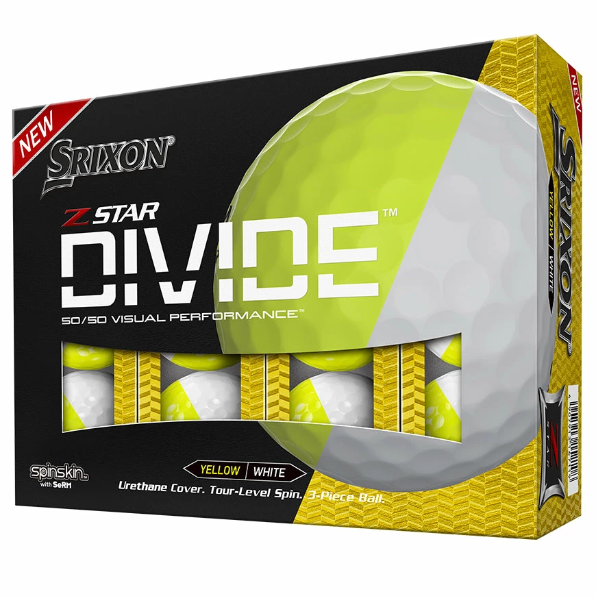 Cleveland Golf Srixon Z-Star Tour Divide Golf Balls 3 Cleveland Golf Srixon Z-Star Tour Divide Golf Balls