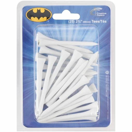 Creative Covers DC Comic Heroes Golf Tees 25 Pc -Golf Clubs Sales Shop batman tees