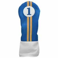 CaddiesShack Sahara Retro Vintage Driver Headcovers -Golf Clubs Sales Shop drv hc royal yellow