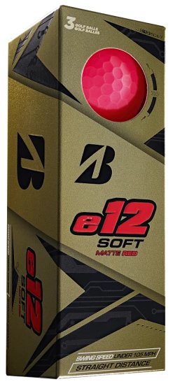 Bridgestone Golf E12 Soft Golf Balls 16 Bridgestone Golf E12 Soft Golf Balls -Golf Clubs Sales Shop e12 Soft Matt Red Sleeve cadd919e 1c5f 4085 80f6 b373c9fb2f82
