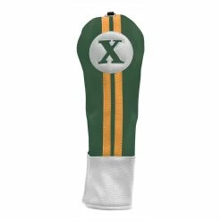 Hireko Sahara Retro Vintage #X Fairway Wood Headcovers 20 Hireko Sahara Retro Vintage #X Fairway Wood Headcovers -Golf Clubs Sales Shop green yellow hc fw x