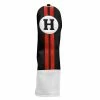 Hireko Sahara Retro Vintage Hybrid Headcovers -Golf Clubs Sales Shop hy hc black red