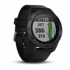 Caddiesshack Golf Store Garmin Approach S60 Black Touchscreen GPS Enabled Golf Watch -Golf Clubs Sales Shop pd 02 lg