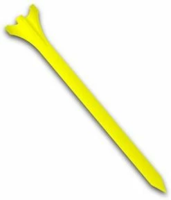CaddiesShack Zero Friction Golf Tees (2.75" X 50) -Golf Clubs Sales Shop yellow 50 pack